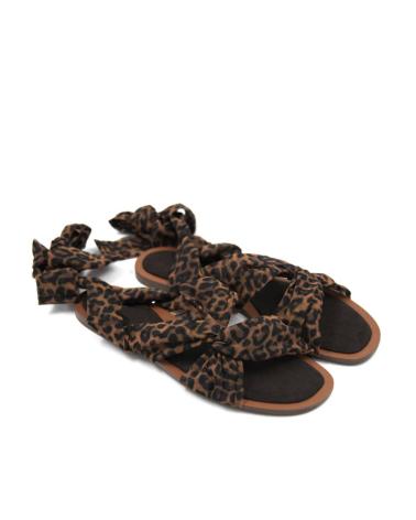 SANDALES KESLEM M5471B IMPRIMÉ LÉOPARD LEOPARDO