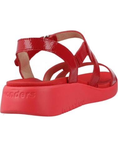 SANDALES WONDERS C6541 ROUGES ROJO