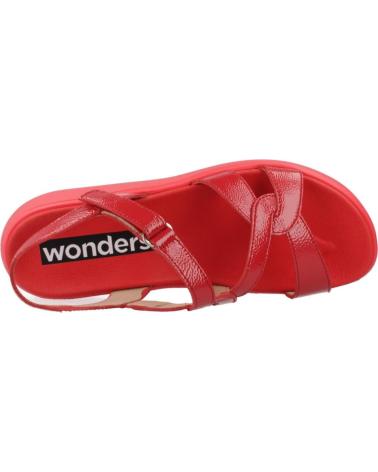 SANDALES WONDERS C6541 ROUGES ROJO