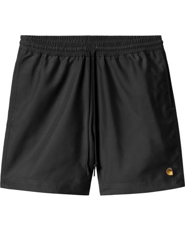 CARHARTT WIP CHASE SWIM TRUNKS BLACK MULTICOLOR