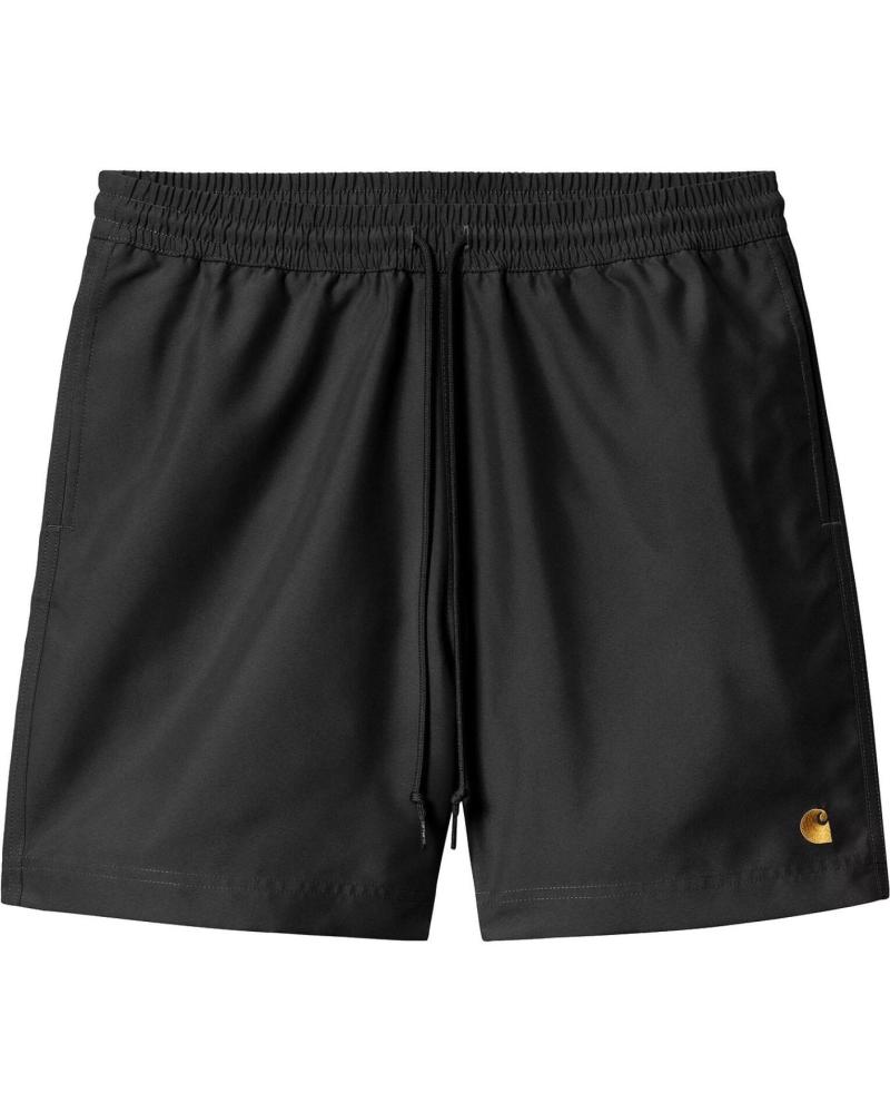 CARHARTT WIP CHASE SWIM TRUNKS BLACK MULTICOLOR