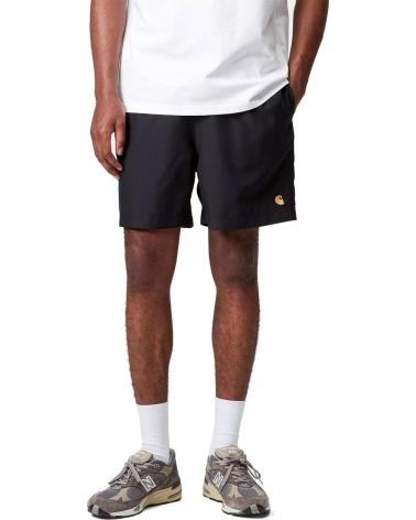 CARHARTT WIP CHASE SWIM TRUNKS BLACK MULTICOLOR