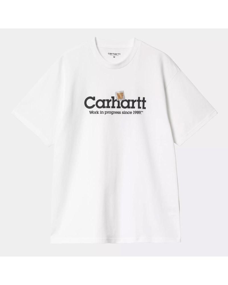 CARHARTT CAMISETA S-S LABEL SCRIPT T-SHIRT WH MULTICOLOR
