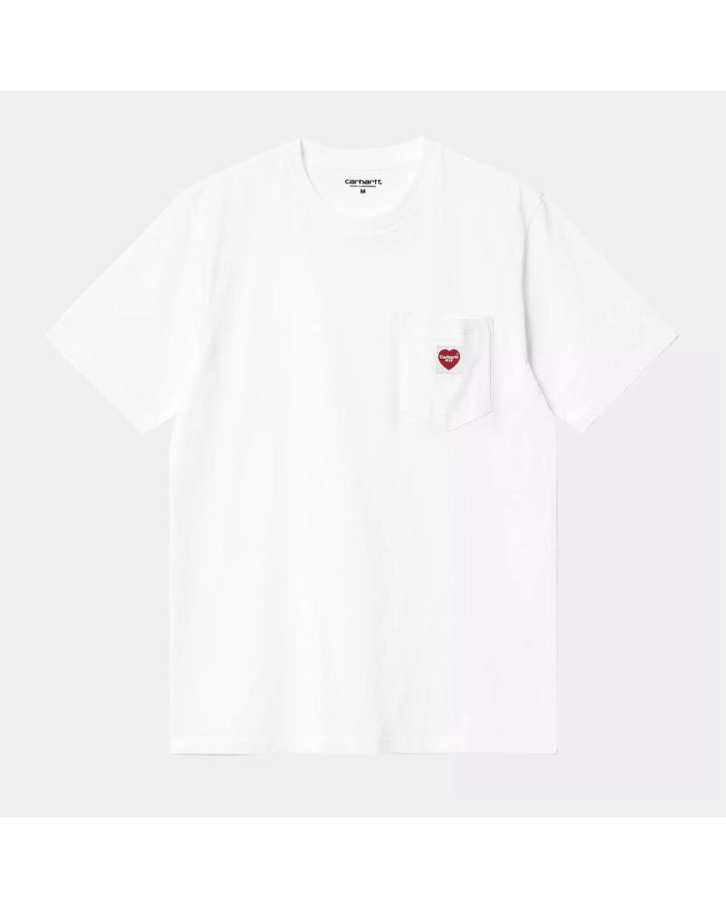CARHARTT S-S POCKET HEART T-SHIRT WEISS MULTICOLOR