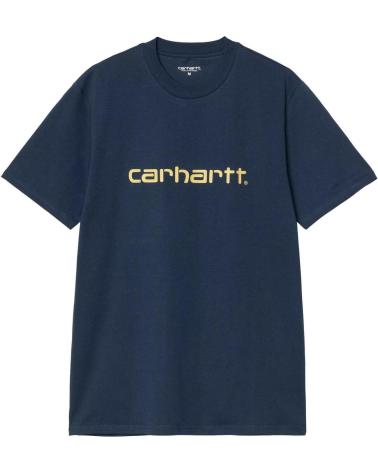 T-SHIRT CARHARTT S/S SCRIPT INK-AIR LOGÓTIPO DOURADO MULTICOLOR