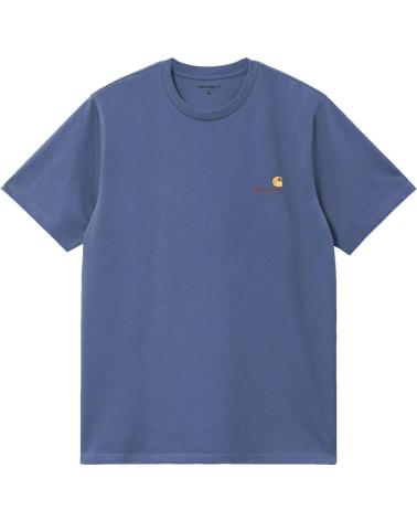 CAMISETA CARHARTT AMERICAN SCRIPT MANGA CURTA AZUL MULTICOLOR
