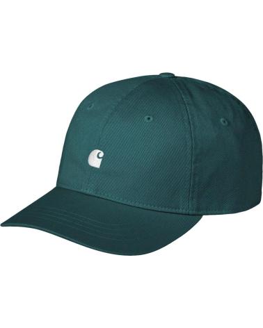 CARHARTT MADISON LOGO CAP MALACHITE-WHI MULTICOLOR