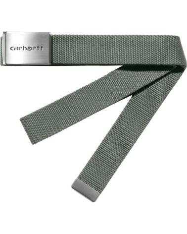CEINTURE CARHARTT CLIP BELT CHROME VERT PARK MULTICOLOR