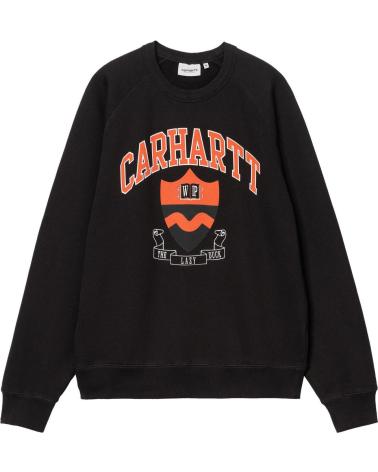 FELPA CARHARTT LAZY DUCK ACADEMY SWEAT BLACK MULTICOLOR