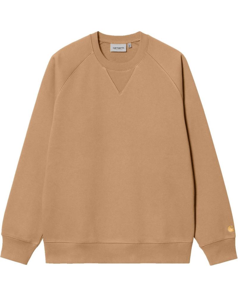 Inizio-CARHARTT-SUDADERA-CHASE-SWEAT-PEANUT-GOLD-MULTICOLOR