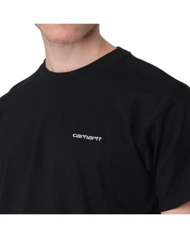 CARHARTT S-S SCRIPT EMBROIDERY T-SHIRT BLACK MULTICOLOR