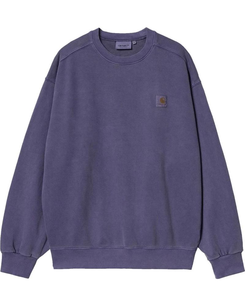 FELPA CARHARTT VISTA SWEAT AURA TINTA IN CAPO MULTICOLOR