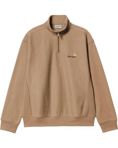 CARHARTT HALF ZIP AMERICAN SCRIPT SW SWEATSHIRT FÜR HERREN - BRAUN MULTICOLOR