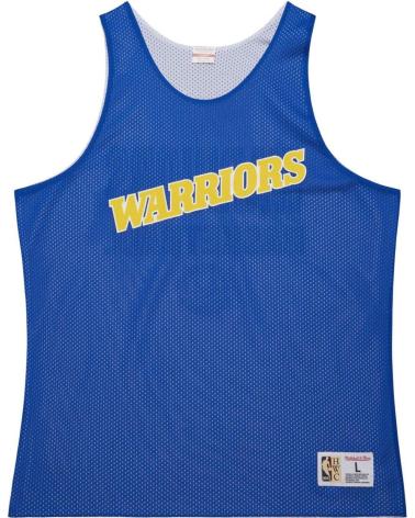 MAILLOT RÉVERSIBLE MITCHELL & NESS GOLDEN STATE WARRIORS BLEU/BLANC MULTICOLOR