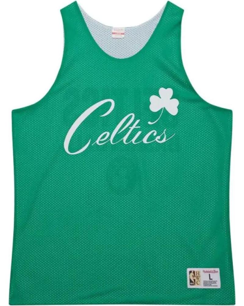 CAMISA REVERSÍVEL MITCHELL & NESS BOSTON CELTICS VERDE/BRANCO MULTICOLOR