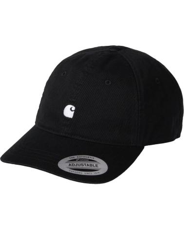 CARHARTT MADISON LOGO CAP BLACK AND WHITE MULTICOLOR