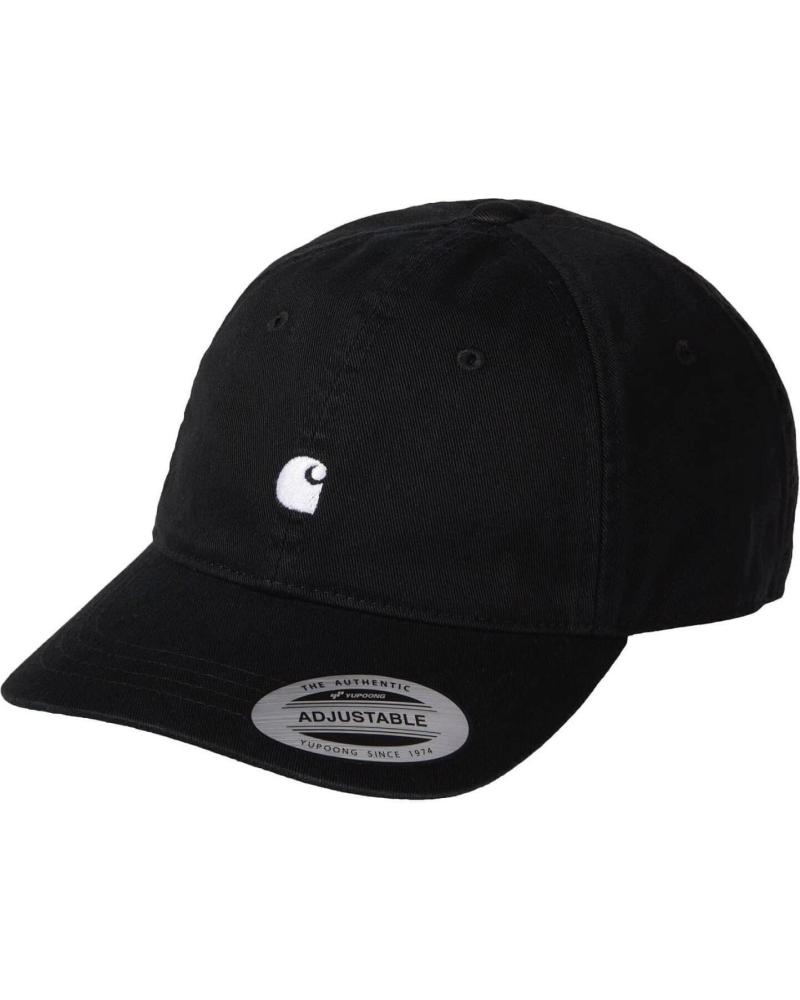 CARHARTT MADISON LOGO CAP BLACK AND WHITE MULTICOLOR