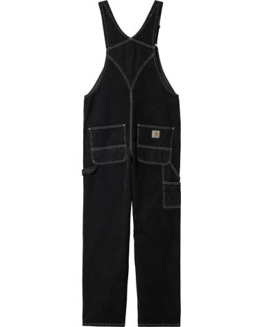 CARHARTT BIB OVERALL DENIM BLACK STONE MULTICOLOR MULTICOLOR