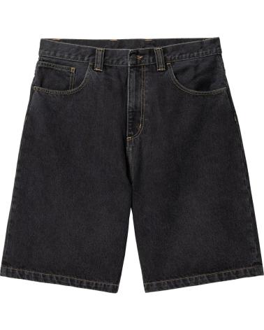CARHARTT BRANDON SHORT MULTICOLOR DENIM SHORTS MULTICOLOR