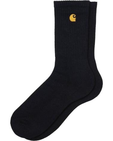 CARHARTT WIP CHASE SOCKS BLACK-GOLD MULTICOLOR