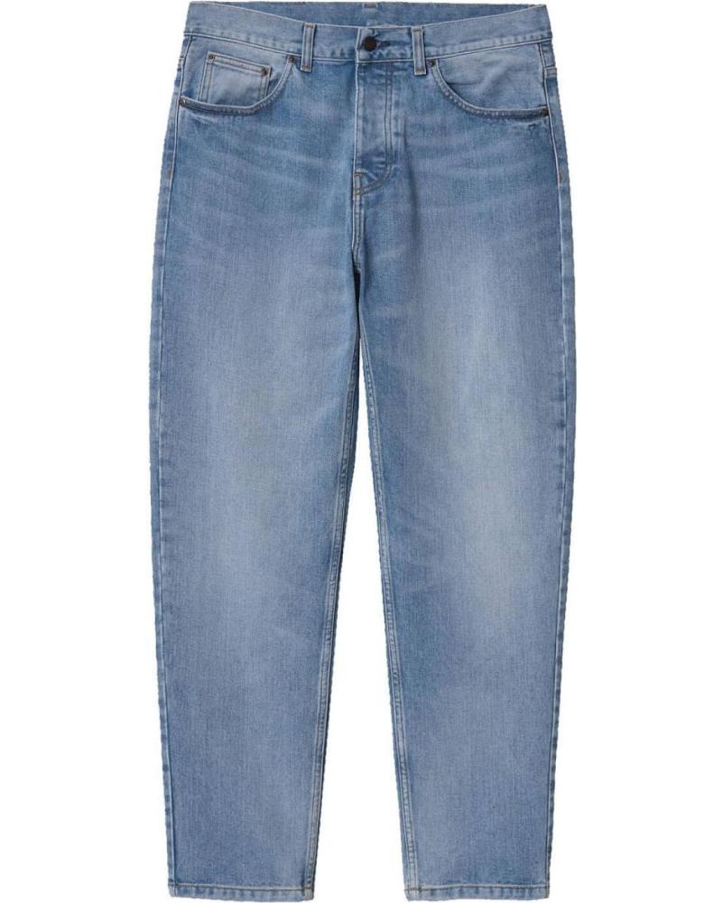 CARHARTT NEWEL PANT LIGHT WASH BLUE JEANS MULTICOLOR