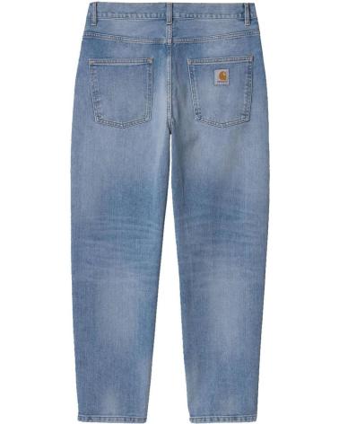 CARHARTT NEWEL PANT LIGHT WASH BLUE JEANS MULTICOLOR