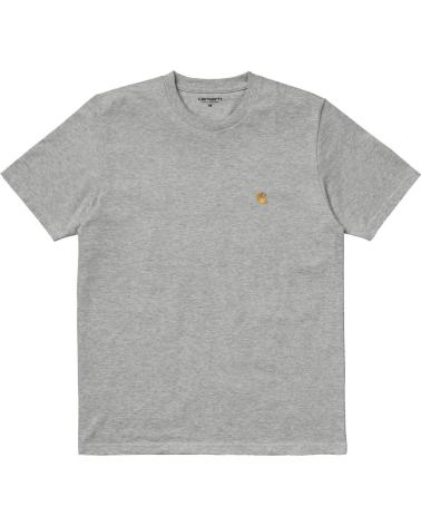CARHARTT CHASE T-SHIRT GREY HEATHER MULTICOLOR