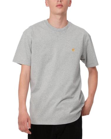 CAMISETA CARHARTT CHASE CINZA MESCLA MULTICOLOR