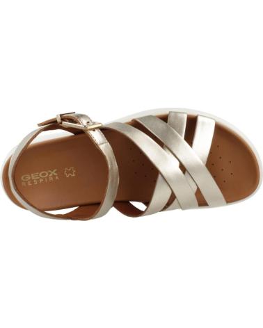 Woman Sandals GEOX SANDALIA MUJER D35PAB AMARILLO GOLD