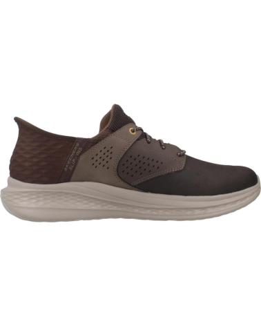SKECHERS SLADE-MACKLIN HERREN-SNEAKER BRAUN CHOC MARRóN