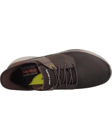 SKECHERS SLADE-MACKLIN HERREN-SNEAKER BRAUN CHOC MARRóN