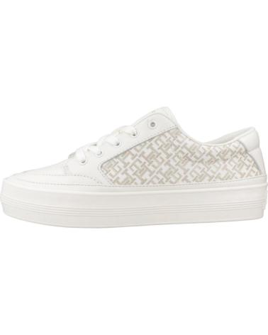 TOMMY HILFIGER FW0FW08331 - BASKETS BLANCHES MONOGRAMMÉES Z00