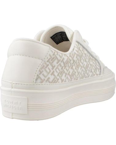 TOMMY HILFIGER FW0FW08331 - BASKETS BLANCHES MONOGRAMMÉES Z00