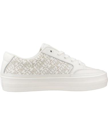 TOMMY HILFIGER FW0FW08331 - BASKETS BLANCHES MONOGRAMMÉES Z00