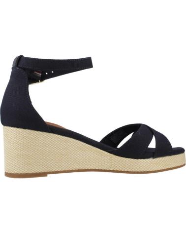 TOMMY HILFIGER FW0FW08481 CUÑA CON TIRA AL TOBILLO AZUL MARINO DW6