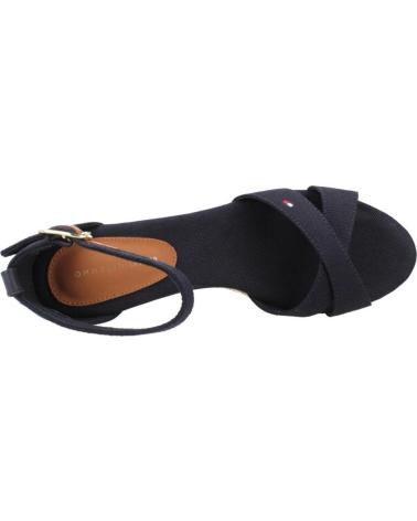 TOMMY HILFIGER FW0FW08481 CUÑA CON TIRA AL TOBILLO AZUL MARINO DW6