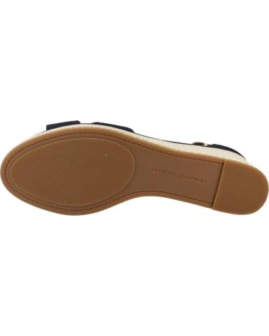 TOMMY HILFIGER FW0FW08481 CUÑA CON TIRA AL TOBILLO AZUL MARINO DW6