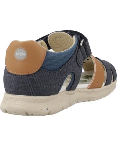 SANDALES CHICCO CLARINETTO BLEUES AVEC DÉTAILS MARRON 800