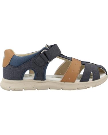 SANDALES CHICCO CLARINETTO BLEUES AVEC DÉTAILS MARRON 800
