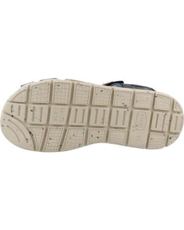 SANDALES CHICCO CLARINETTO BLEUES AVEC DÉTAILS MARRON 800