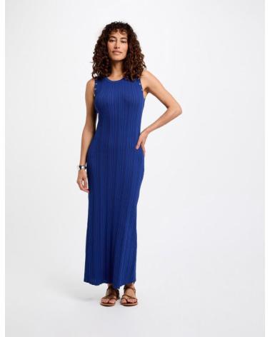 VESTIDO LONGO DE MALHA MORGAN 252-RMBAHIA AZUL AZUL