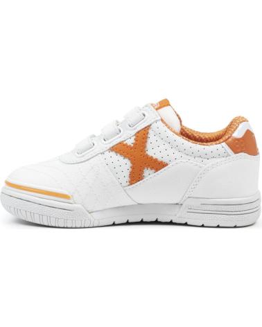 MUNICH G-3 KID VCCO 444 VELCRO BIANCO-ARANCIO BLANCO-NARANJA