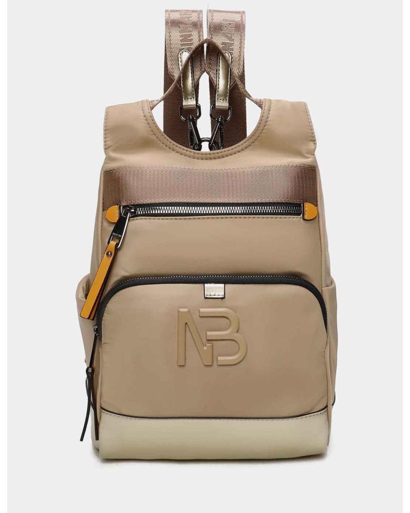 BINNARI BACKPACK 20483 CAMEL AND CAVA TONES CAMEL - CAVA
