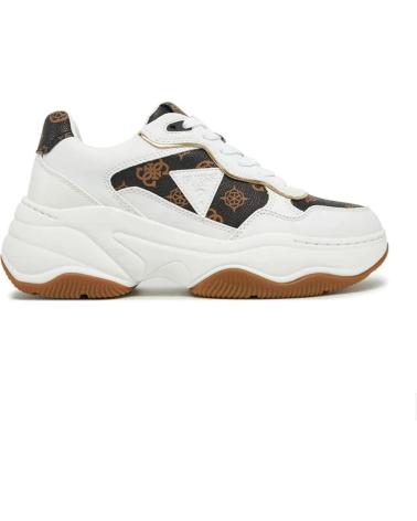 SCARPE DA GINNASTICA GUESS HAPYY3 BIANCHE BLANCO