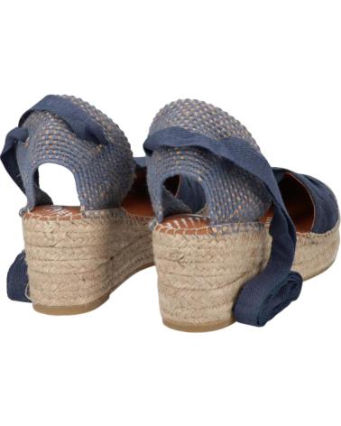 ESPADRILLAS CON ZEPPA VIGUERA 2228 IN LINO BLU MARINO AZUL