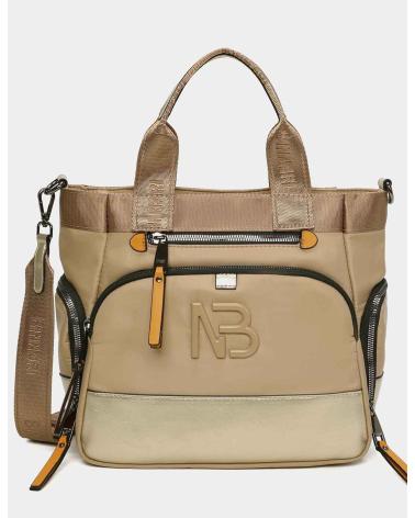 BOLSA A TIRACOLO BINNARI MODELO 20482 CAMEL E CAVA CAMEL - CAVA