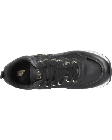 LIU JO MAXI WONDER 01 - ZAPATILLAS CASUAL MUJER NEGRAS BLACK