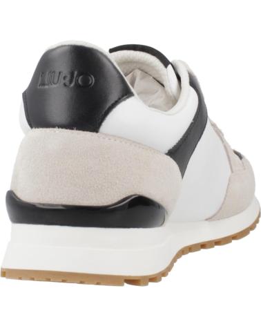 TÊNIS LIU JO MAXI WONDER LOW 01 MLKBLK BEGE MLKBLK