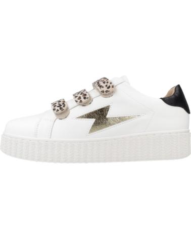 SAPATILHAS VANESSA WU MAGGIE JANE BRANCAS COM FECHO DE VELCRO ESTAMPADO ANIMAL LPRD
