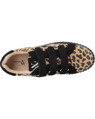 SAPATILHAS VANESSA WU ALIA ESTAMPADO ANIMAL COM DETALHES PRETOS E PLATAFORMA LPRD